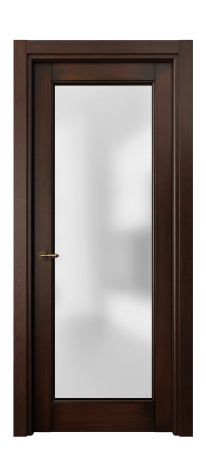 Межкомнатная дверь Тоскана Литера 6300 Бук тёмный с патиной Сатинированное стекло Цена 158990 сом | Volhovec