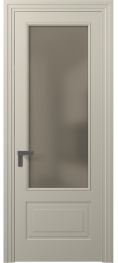 Межкомнатная дверь 8342 МБСР БР САТ. Цвет Матовый бежево-серый. Материал Гладкая эмаль. Коллекция Rocca. Фото. Дверь межкомнатная 8342 МБСР БР САТ. Цвет Матовый бежево-серый. Материал Гладкая эмаль. Коллекция Rocca. Картинка.