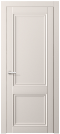 Дверь межкомнатная 2523 ПЭТБ. Цвет ПЭТ тёплый-белый. Материал ПЭТ. Коллекция Центро. Картинка.