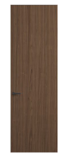 Дверь межкомнатная 0017 ОУММР. Цвет Орех умбра матовый рифт. Материал Радиальный шпон НатурВуд. Коллекция Селект. Картинка.