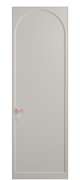 Дверь межкомнатная 7503 МОС. Цвет Матовый облачно-серый. Материал Гладкая эмаль. Коллекция Софтформ. Картинка.